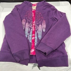 Lucky Brand zipper up with cozy inside. Size L (14/16)